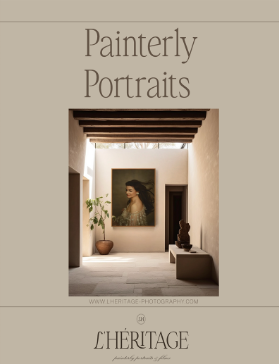 painterly portraits brochure