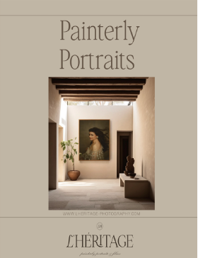 painterly portraits brochure
